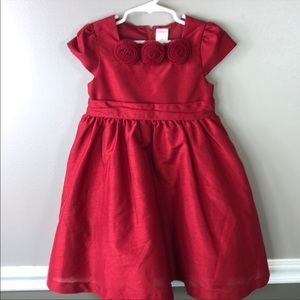 Gymboree 5 Rosette Short Sleeve Dress